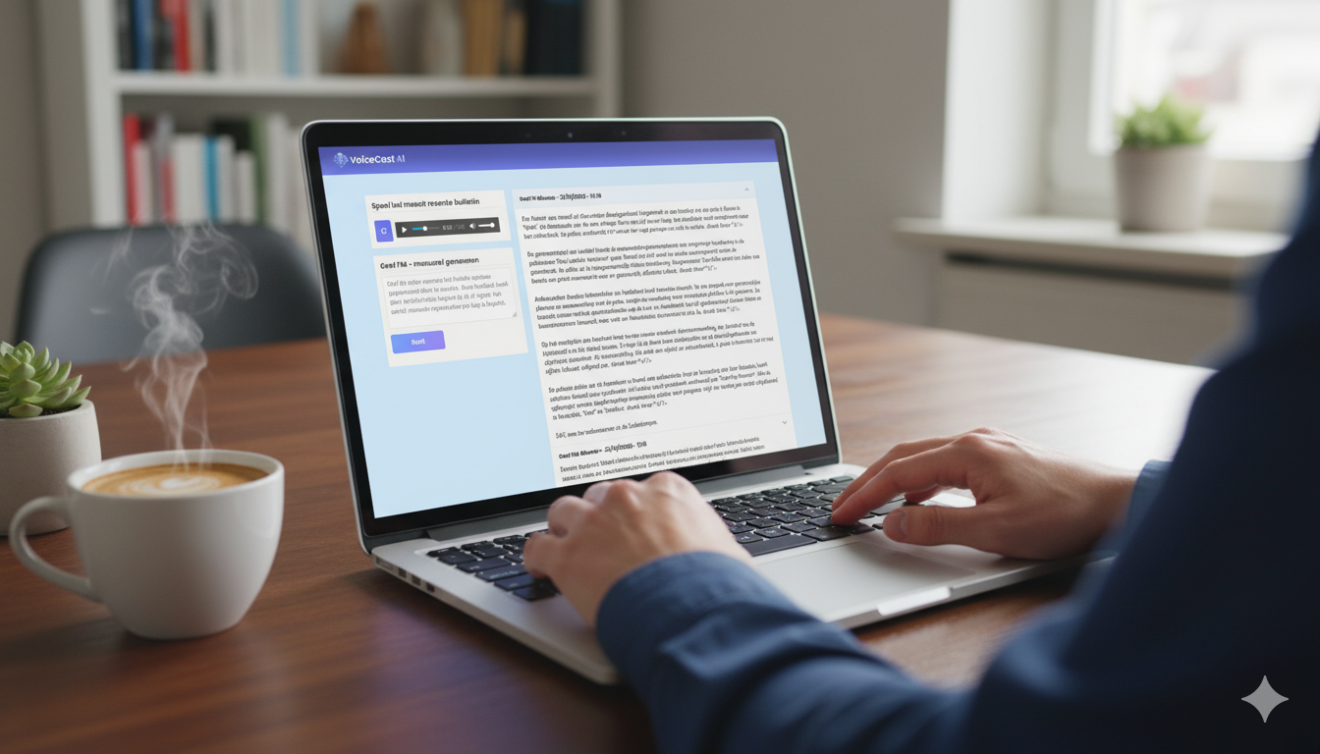 Voicecast: automatische nieuwebulletins voor radio met AI